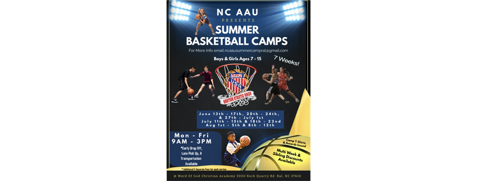 NC AAU Summer Basketball Camp
